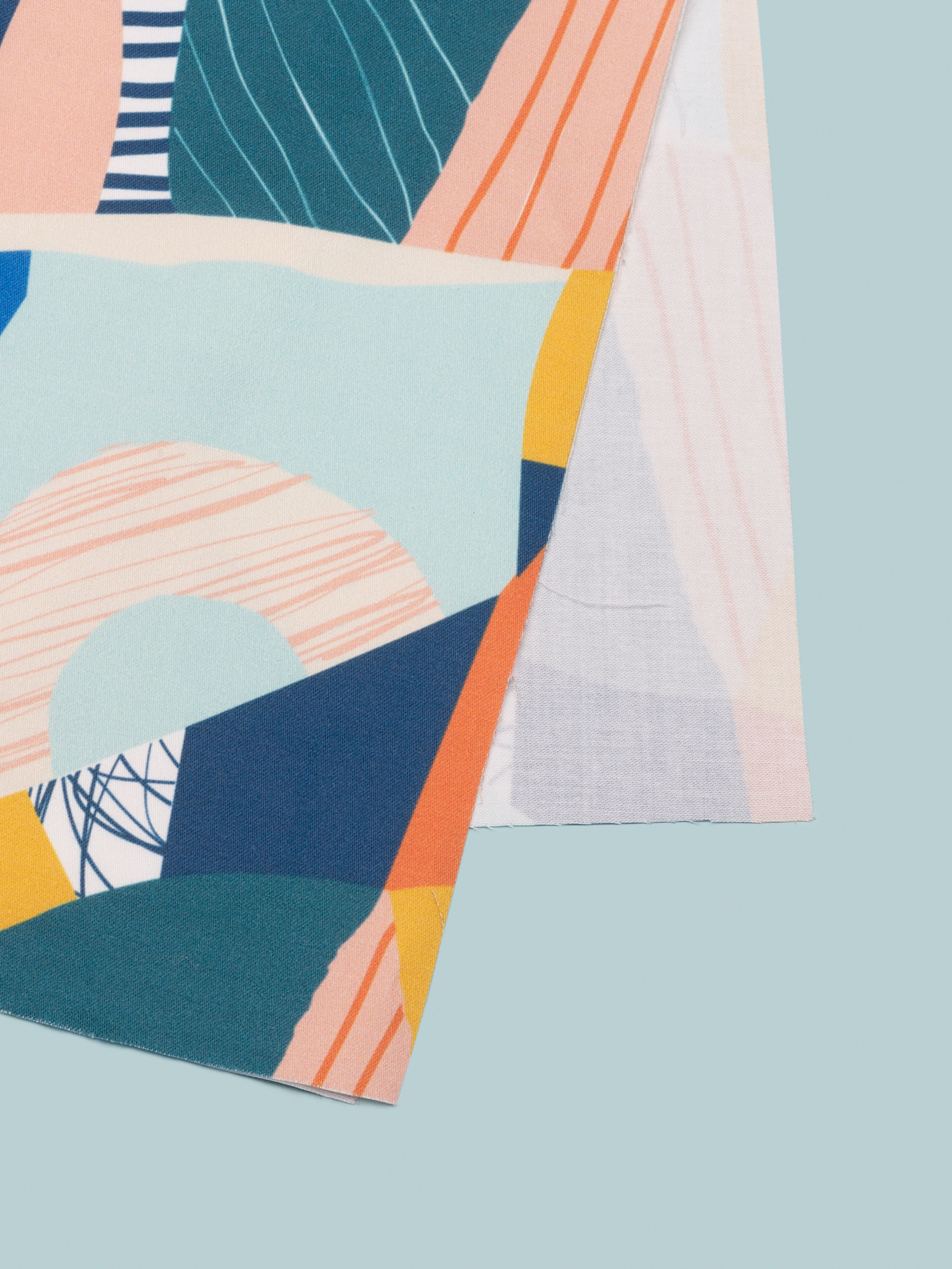 Testtryck kviltad textil