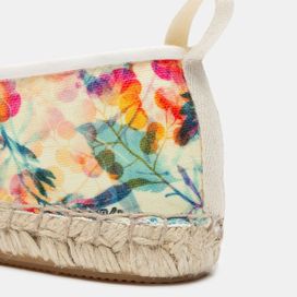 オリジナルデザイン 印刷 フラットエスパドリーユ 靴