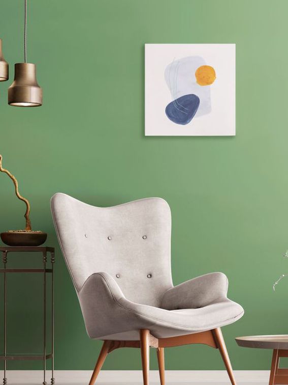 wall canvas personalised with colourful artwork