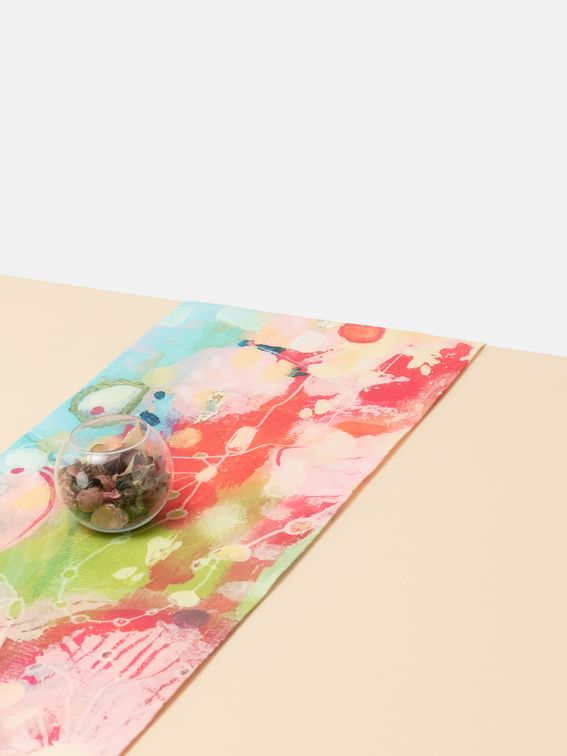 printed table runner