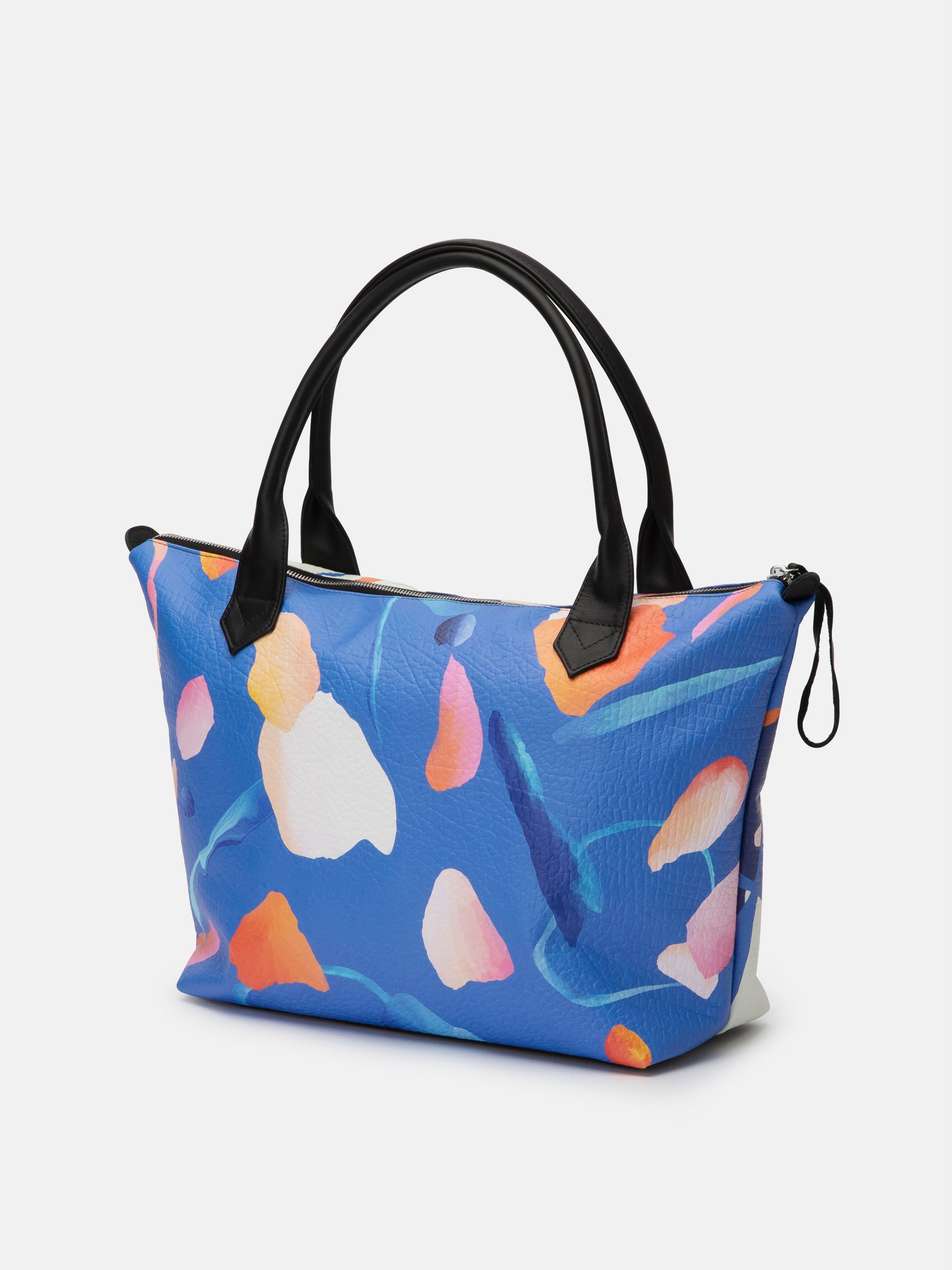 Printed leather Tote Bags details