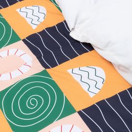 printed fitted bed sheets corner details