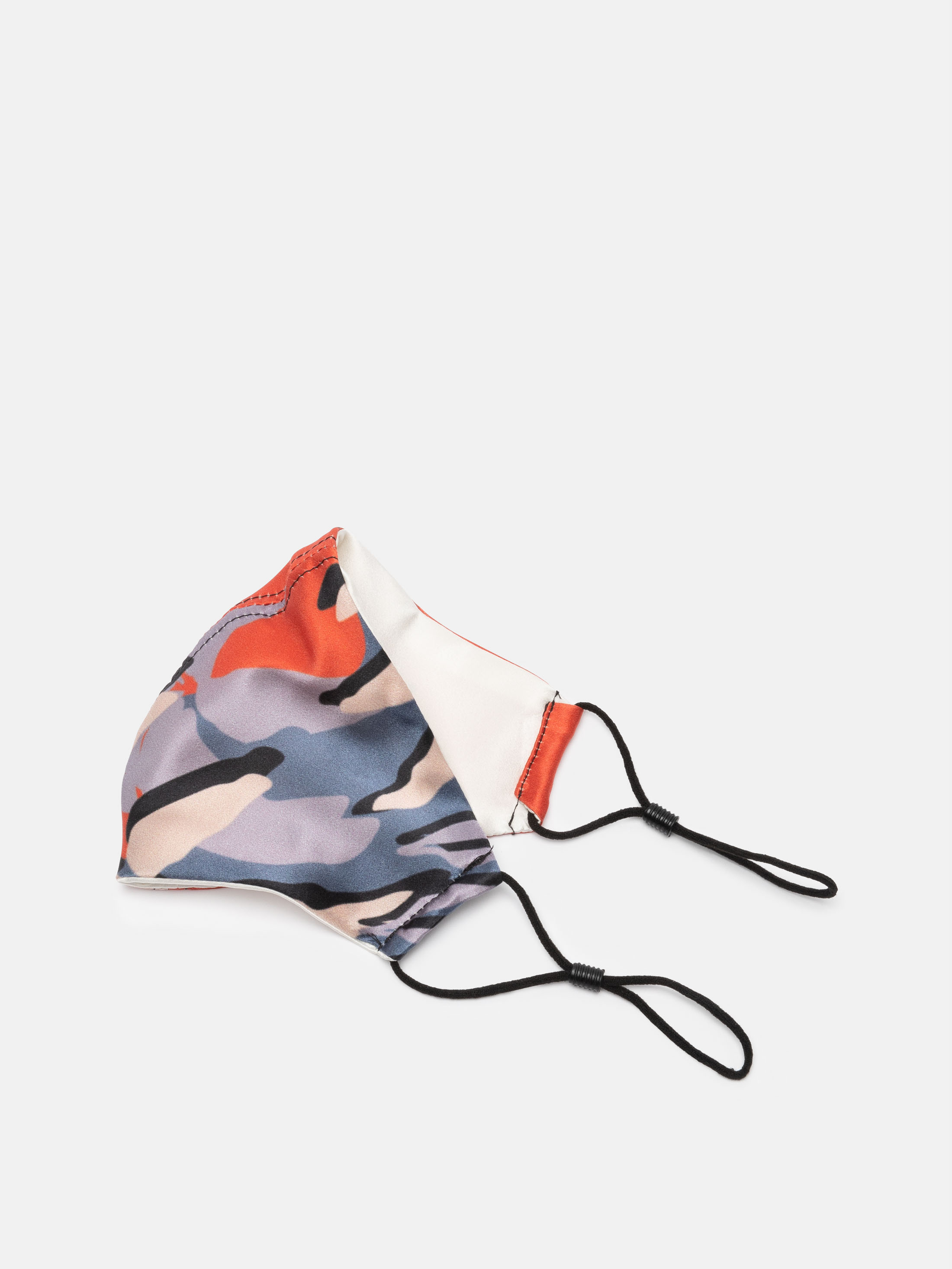 design your own silk face mask side view