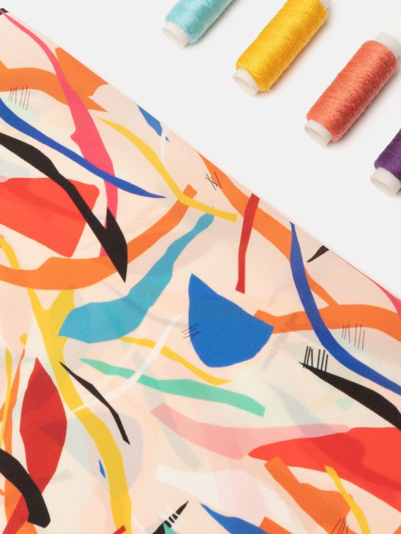 design your own silk crepe de chine