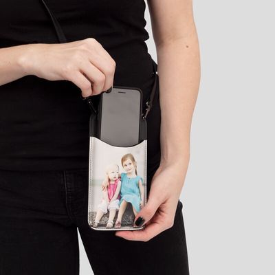 personalised leather phone case