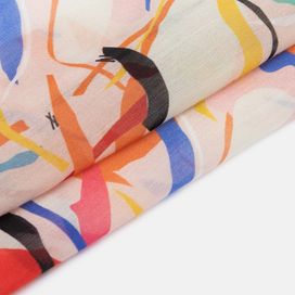 Print on demand Voile Cotton Silk