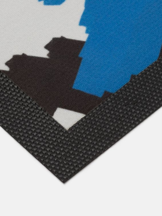 non-slip rubber base of bespoke mats for doors