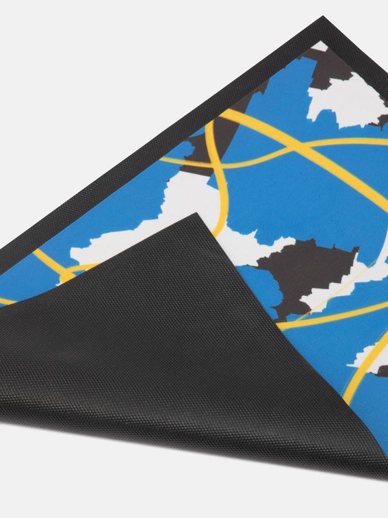 bespoke door mats featuring a liquid bubble design