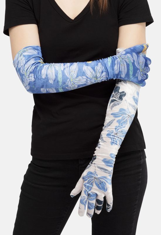 Long best sale formal gloves