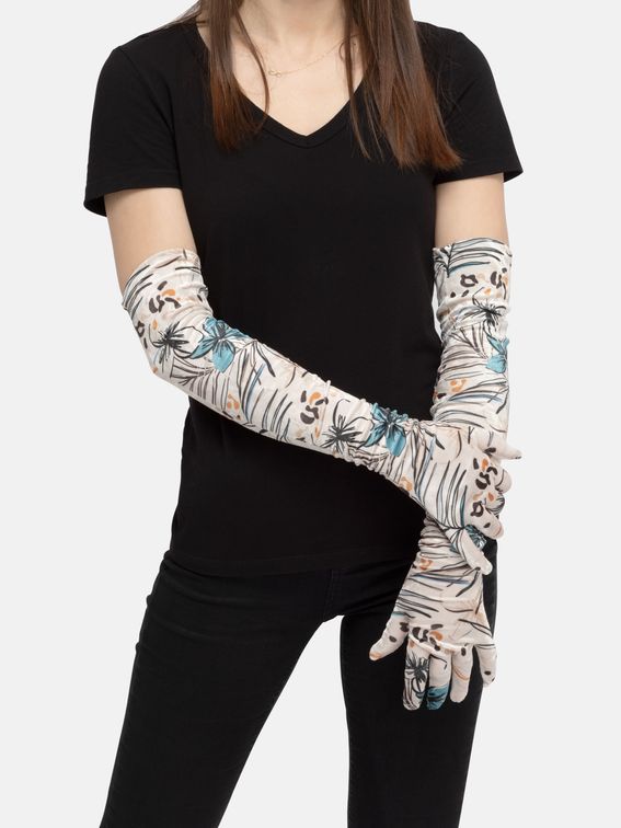 custom long gloves