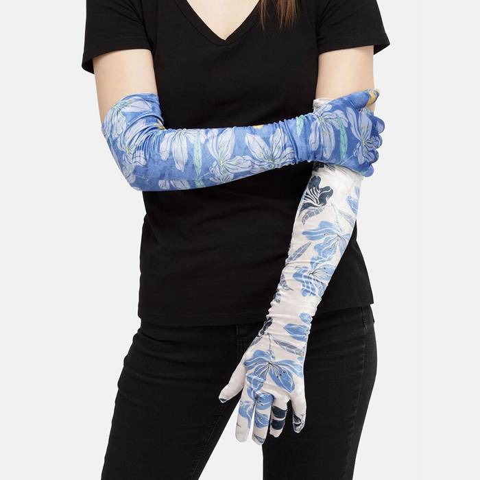 custom long gloves