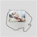 bedrukte crossbody tas