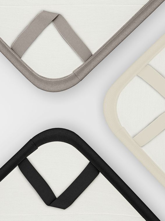custom pot holders feature hanging loop