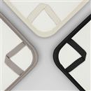 Close-up view of a custom hot dish pads