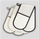 personalised double oven gloves trim colours