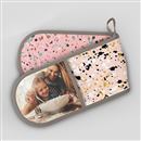printed double oven gloves