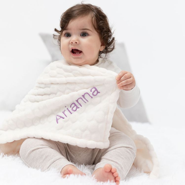 personalized embroidered baby blankets
