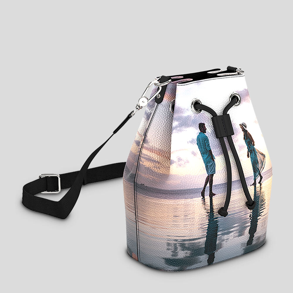 Printed Bucket Bag