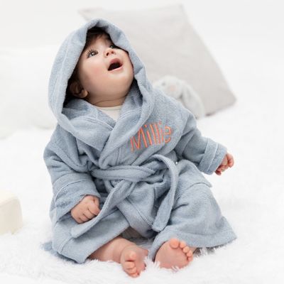 gepersonaliseerde bamboe baby badjas