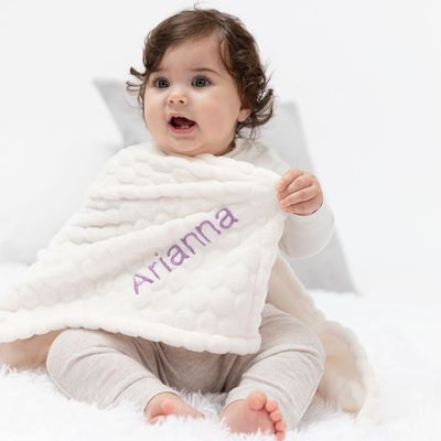 personalized baby blanket