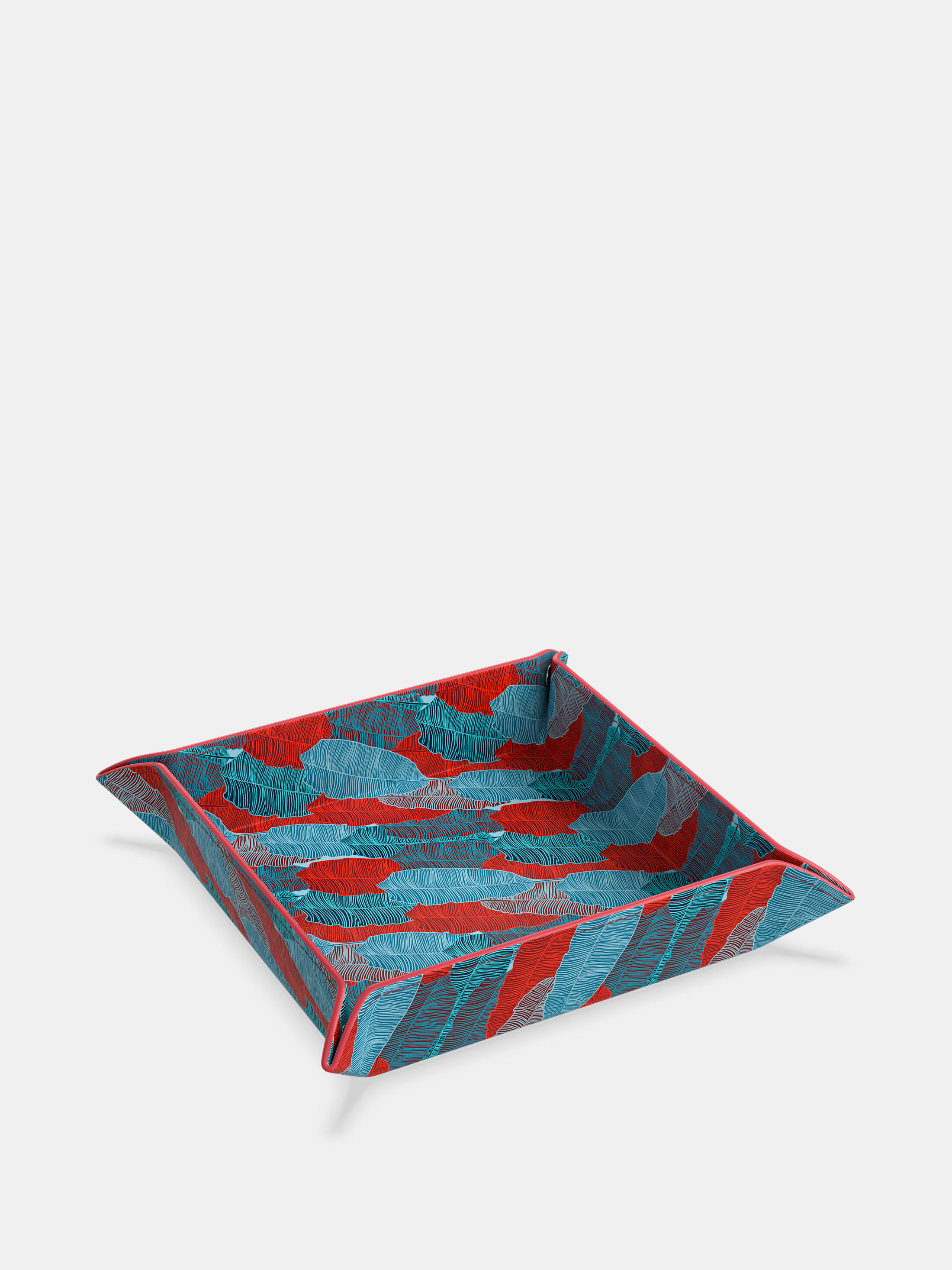 petit plateau en cuir