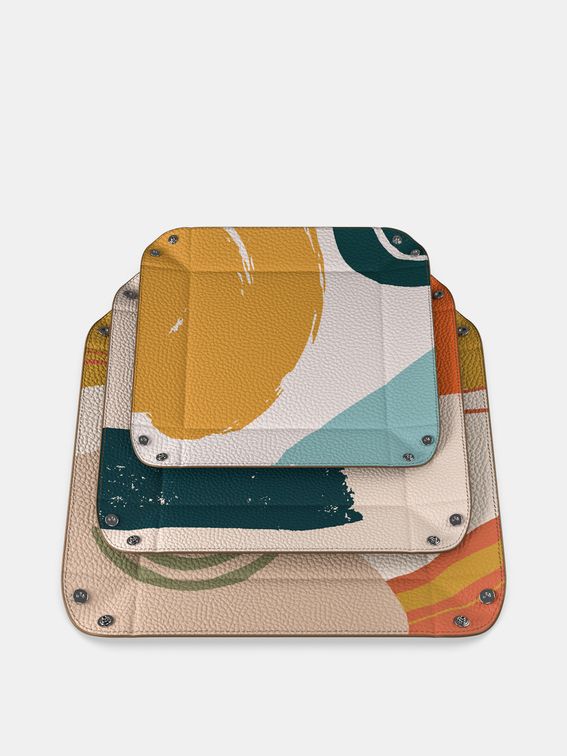 custom trinket tray flat