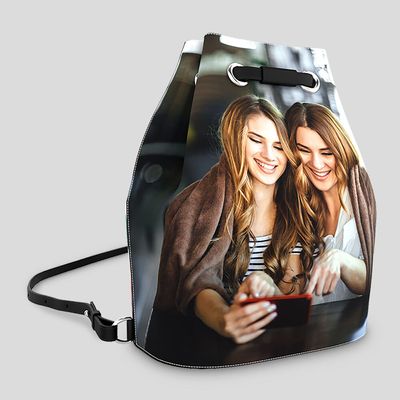 custom bucket backpack