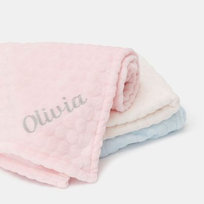 personalised baby blanket