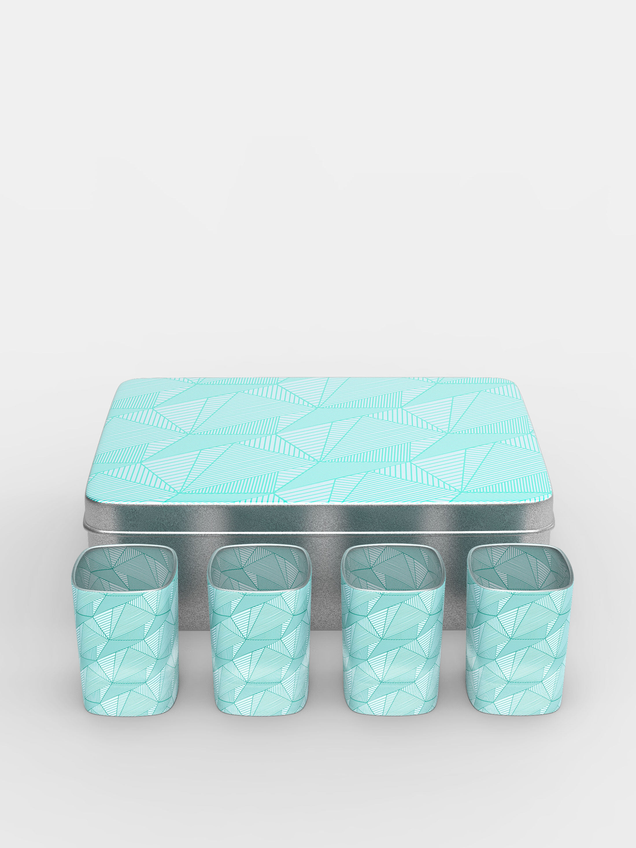 juego de vasos de vodka personalizados