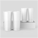 Custom Beer Glasses white