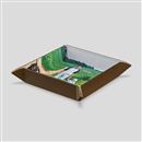 petit plateau en cuir