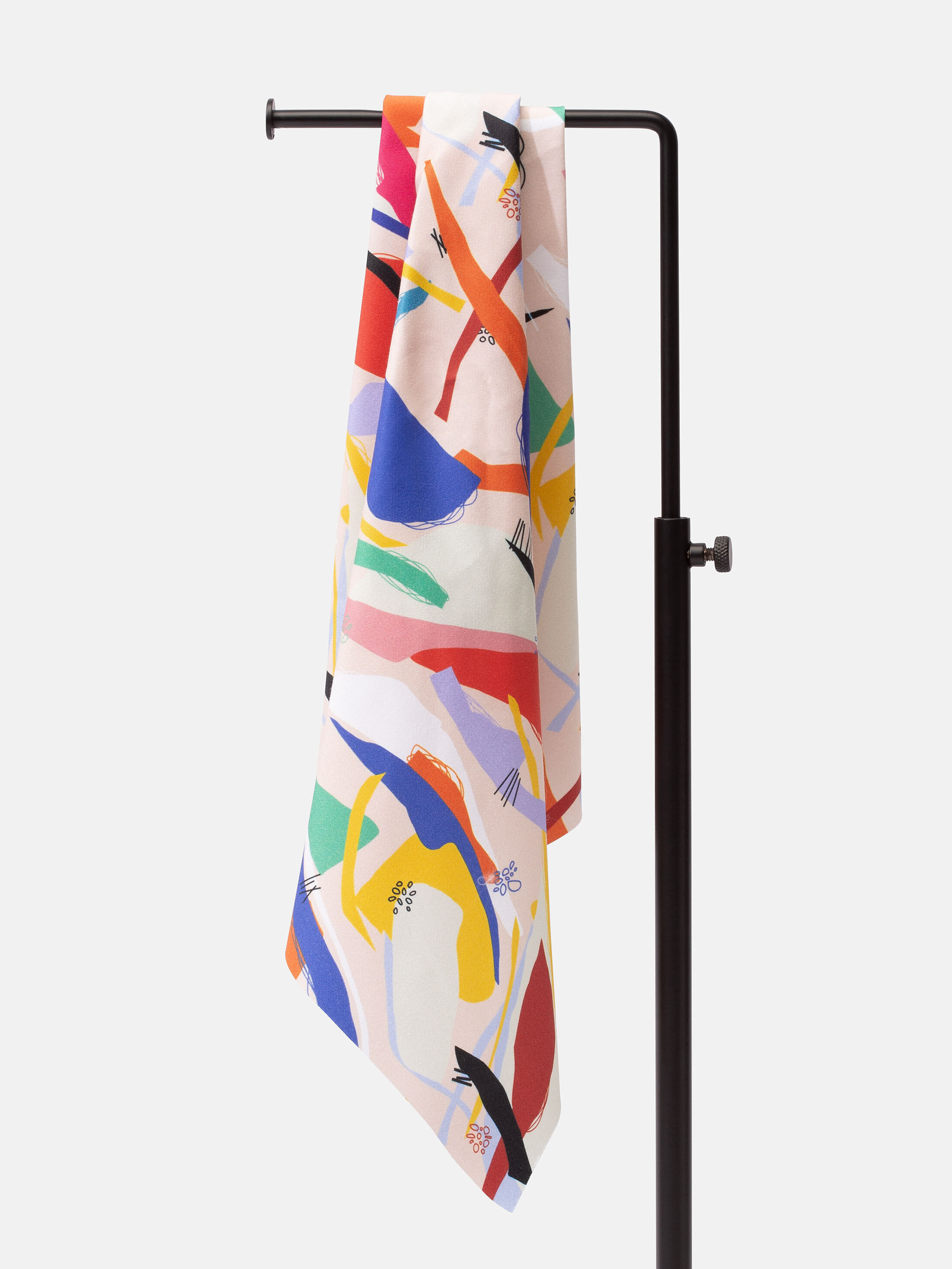 100% algodón natural  satén impreso