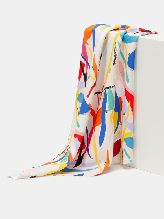 gepersonaliseerde print op scuba crêpe stof