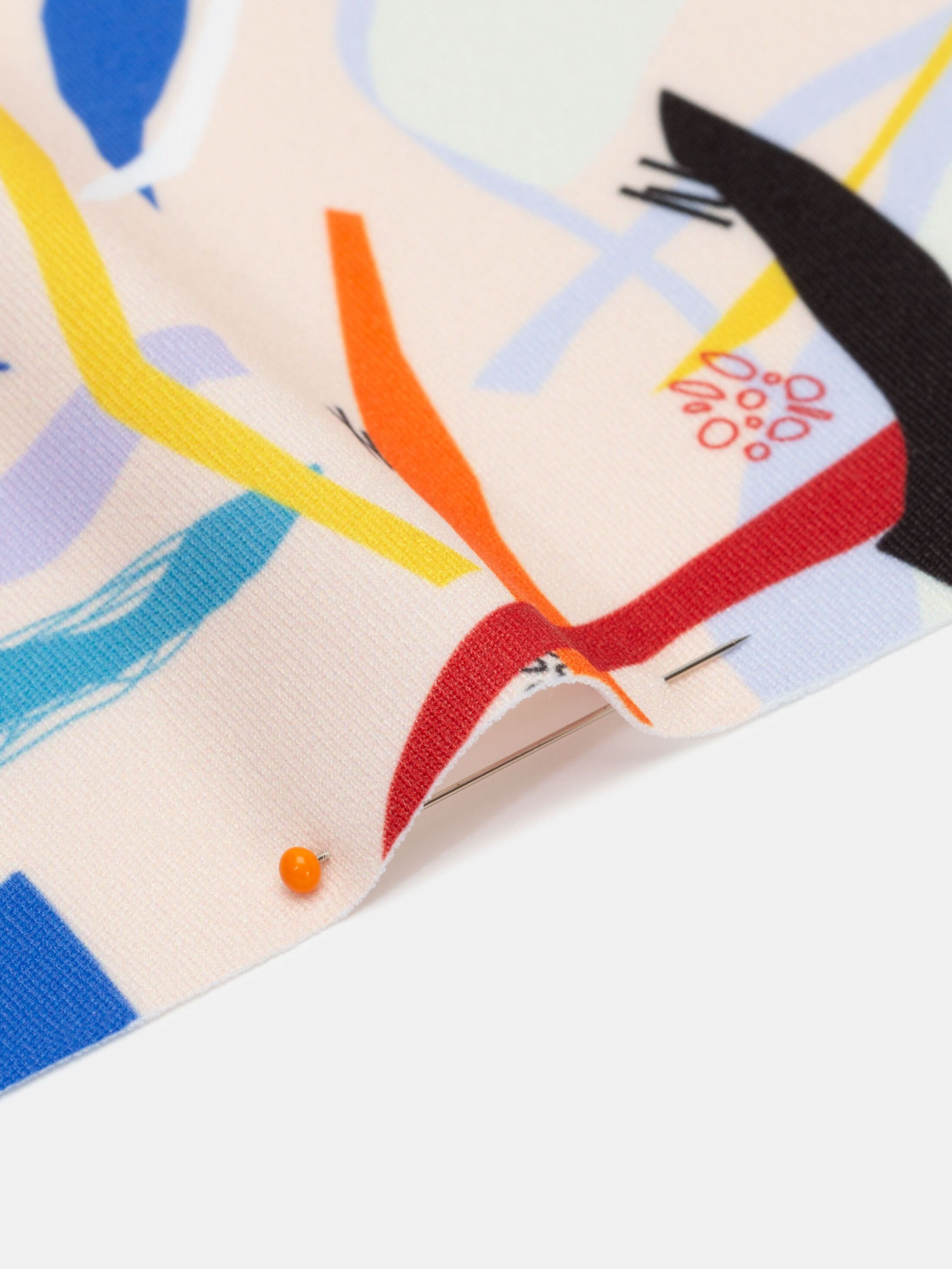 Printing on custom heavy matte lycra fabric