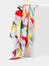 lycra fabric printing draped pleats