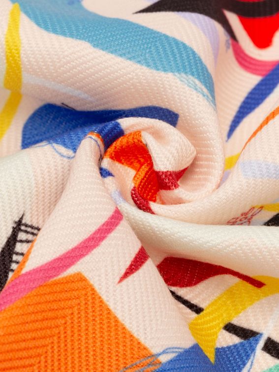 Designa eget Mayfair textil med fiskbensmönster