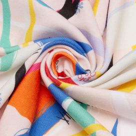 ソフトファッションジャージー デザインプリント