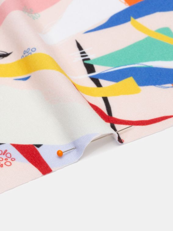 custom printed soft fashion jersey