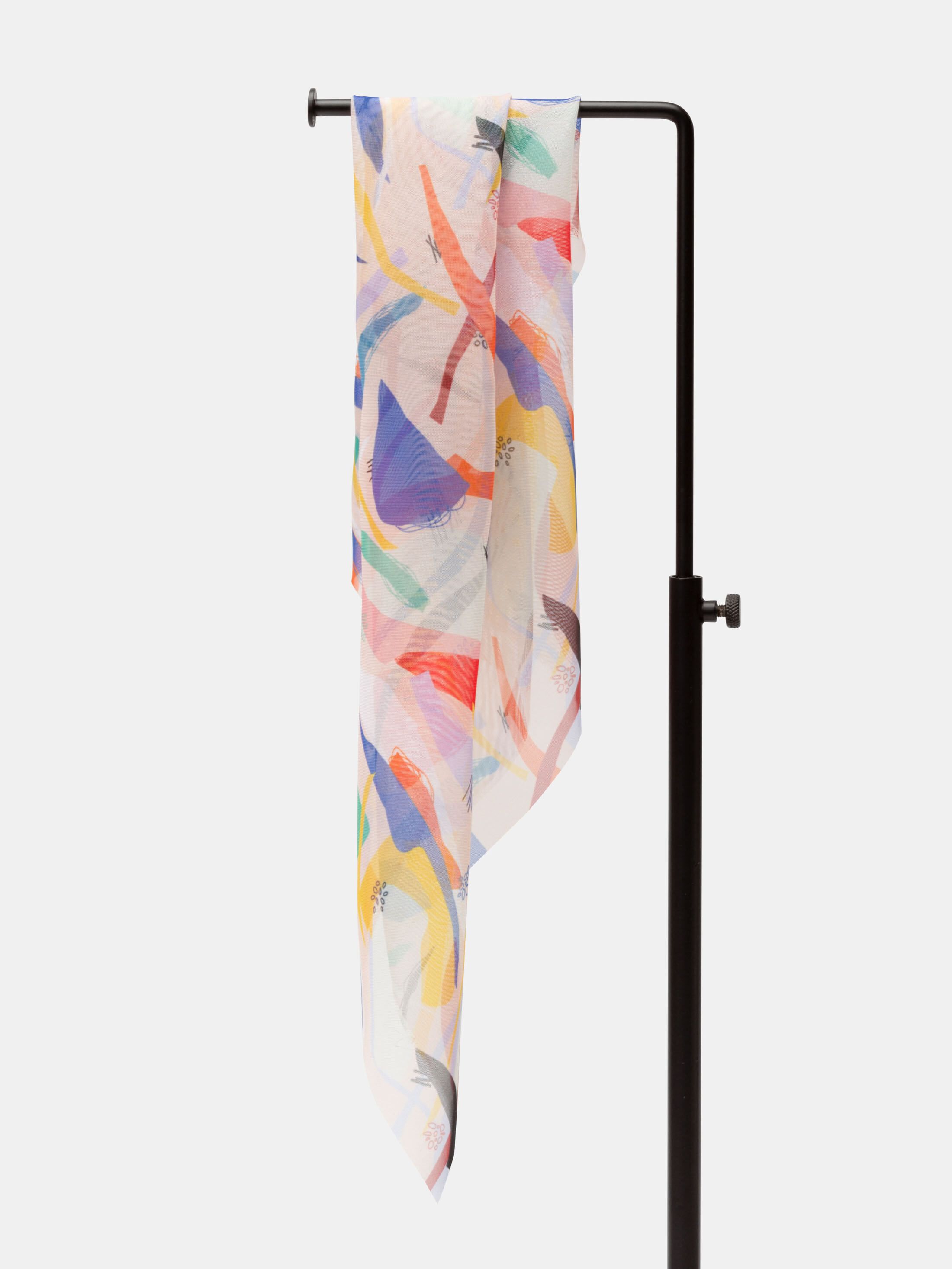 custom print Voile fabric small run