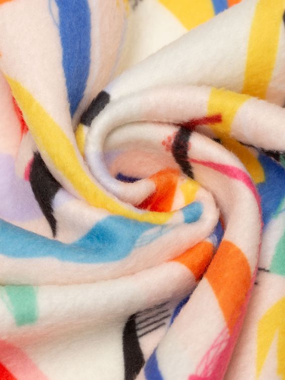 stampa su tessuto pile