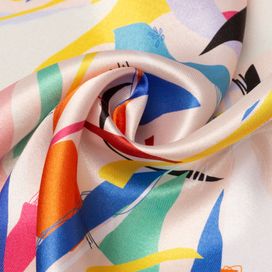 ルーセント サテン 布印刷