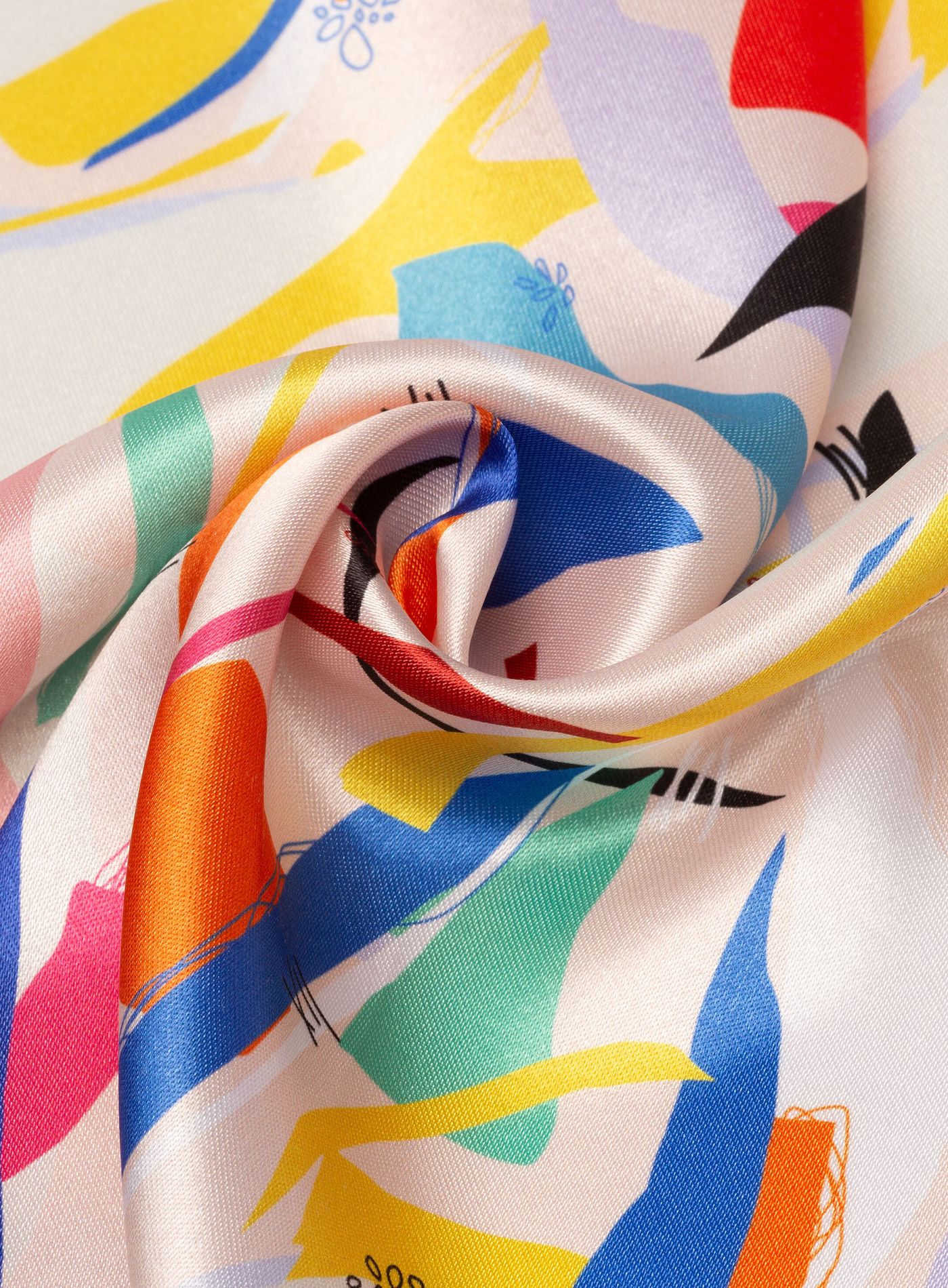printed satin dress material Satin Floral Print Fabric by Yard