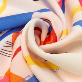 custom Silk Sensation fabric sheen small print