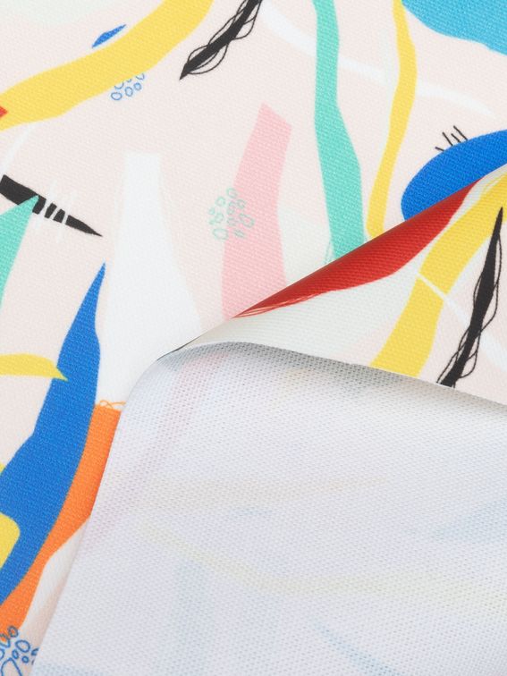 Oilcloth fabric UK printed, matte material