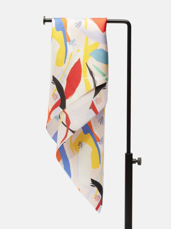 Printed silk twill fabric uk