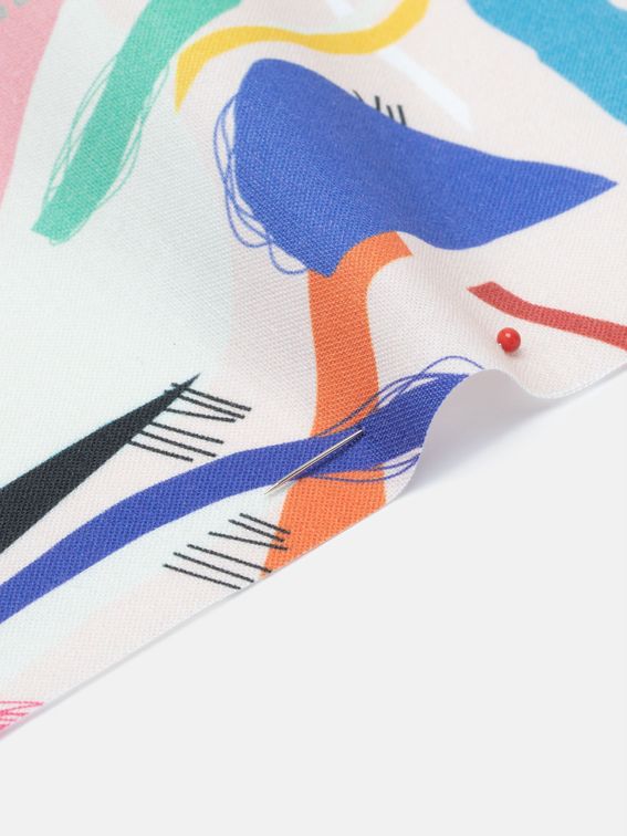 Folded Calico dress personalized printing