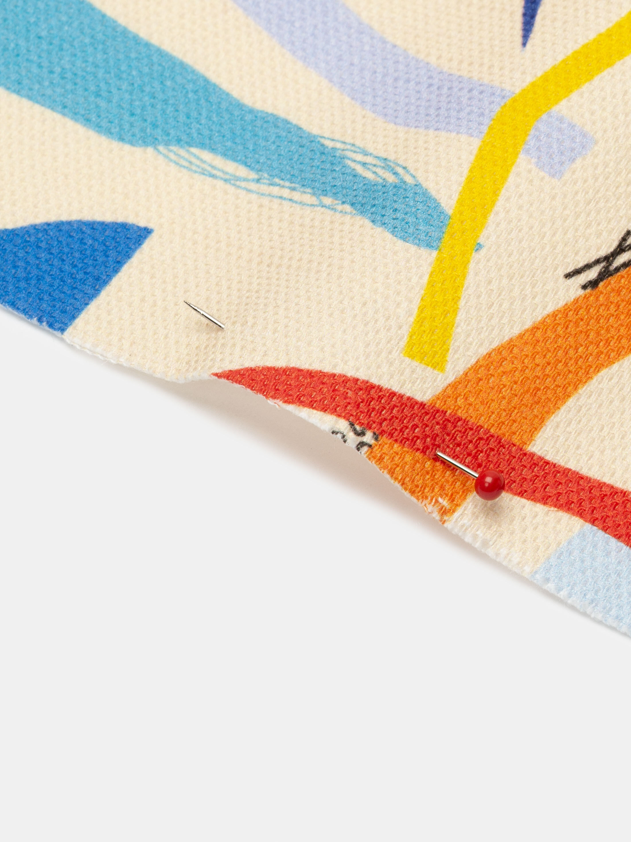 Tissu natuarel Coton Lin imprimé avec votre design