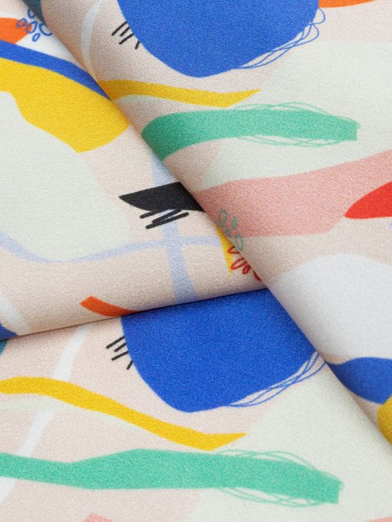gepersonaliseerde zijdesatijnstof van 50 gsm