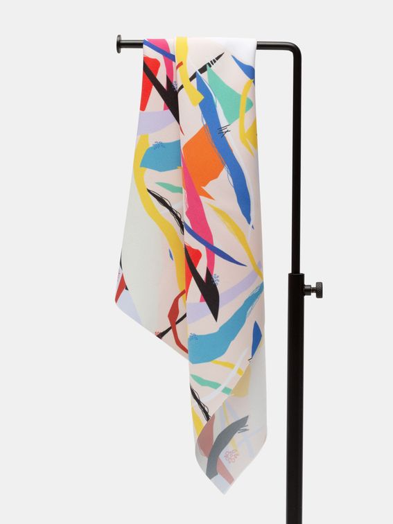 custom print Poly fabric