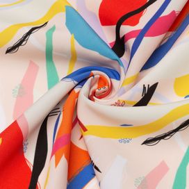 tissu Polyester aspect coton personnalisable